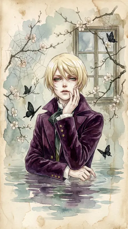 Watercolor Portrait Anime