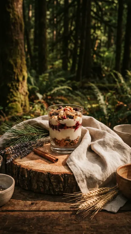 Forest Dessert Still Life