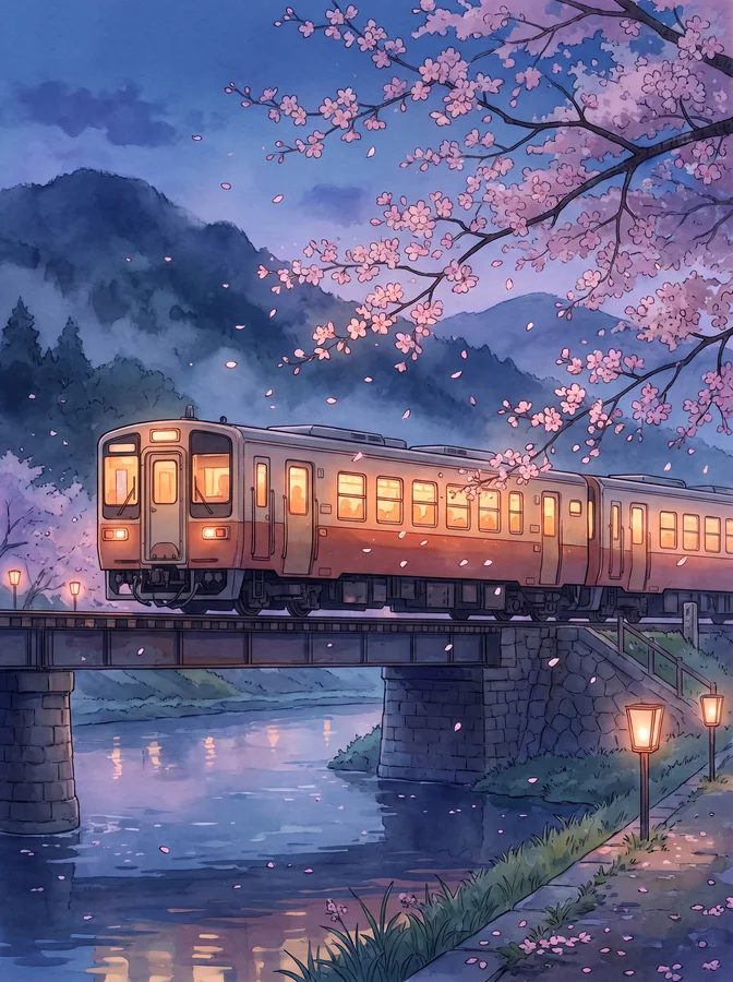 Sakura Night Train