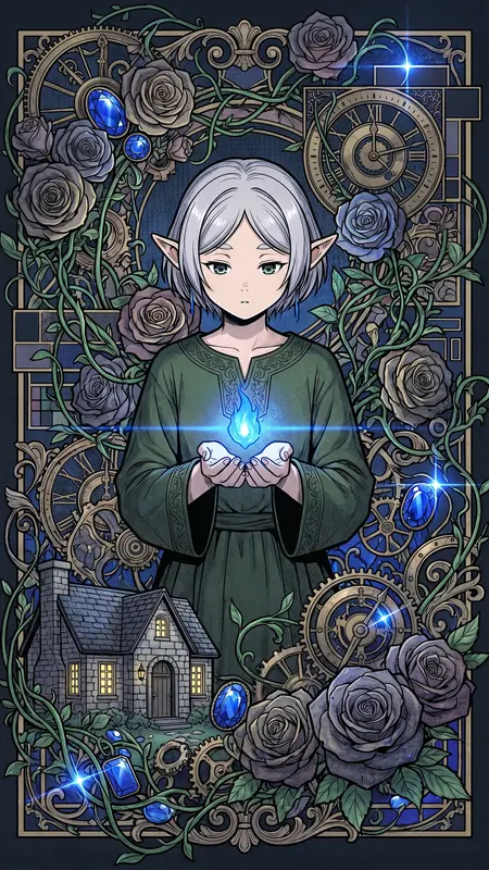 Stained-Glass Fantasy Anime