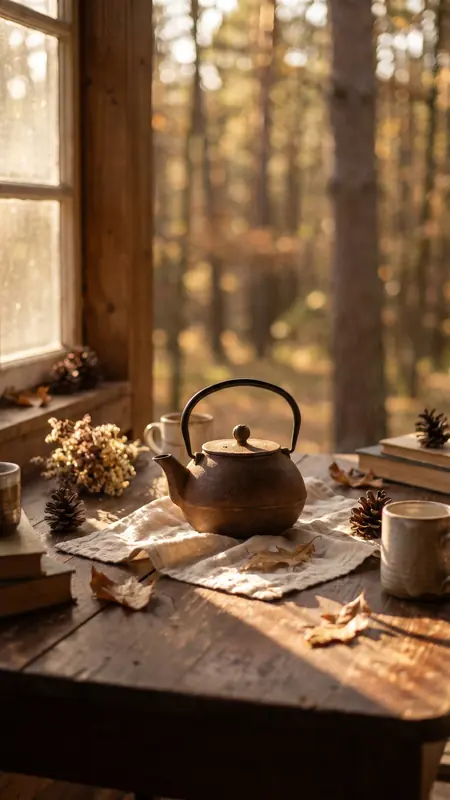 Warm Cabin Still Life