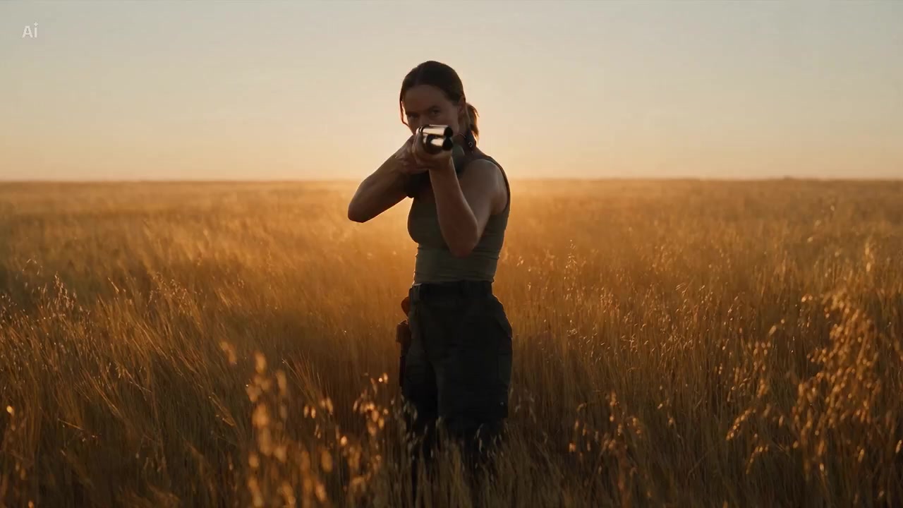 Watch her reset after missing two shots in a row